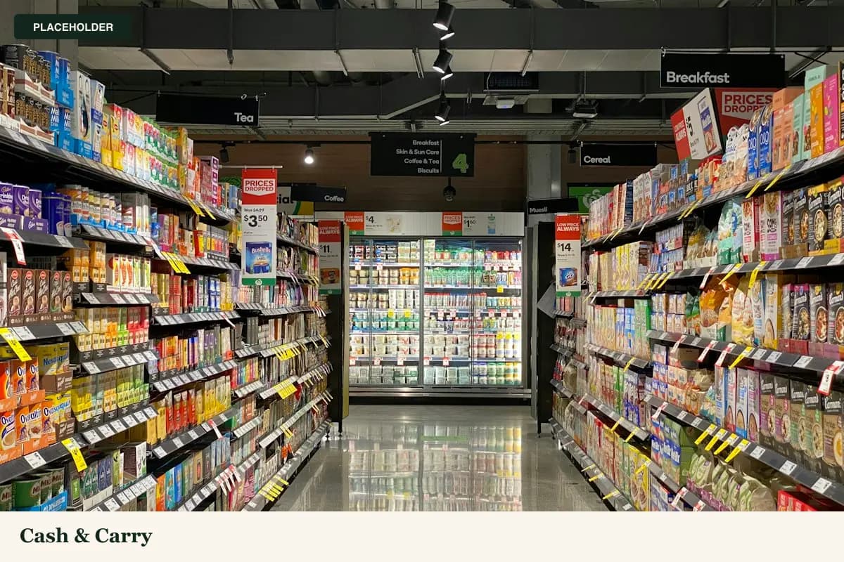Placeholder ilustracija poslovnice Ali Marketi Cash & Carry Halilovići. Prava fotografija dolazi kasnije.